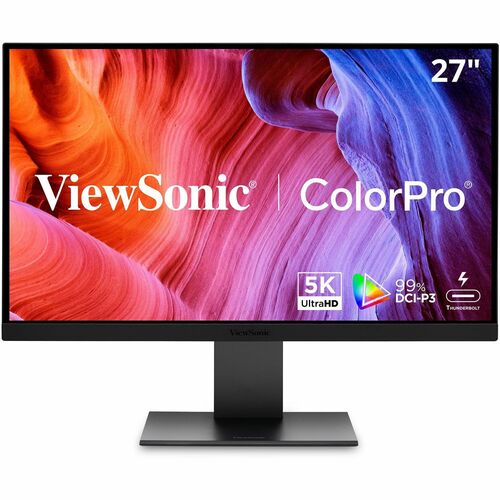 ViewSonic ColorPro VP2788-5K 27" Class 5K LED Monitor - 16:9 - Black - 68.6 cm (27") Viewable - In-plane Switching (IPS) T