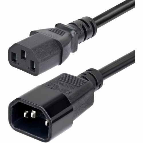 StarTech.com Cavo di Alimentazione da 4,5m, Cavo di prolunga da C14 a C13 per PDU, 15A 250V, 14AWG, Conforme KEMA-KEUR - P