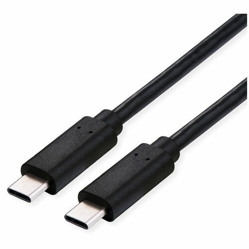 ROLINE USB4 Gen3x2 Kabel, C–C, ST/ST, 40Gbit/s, 100W, schwarz, 0,8 m