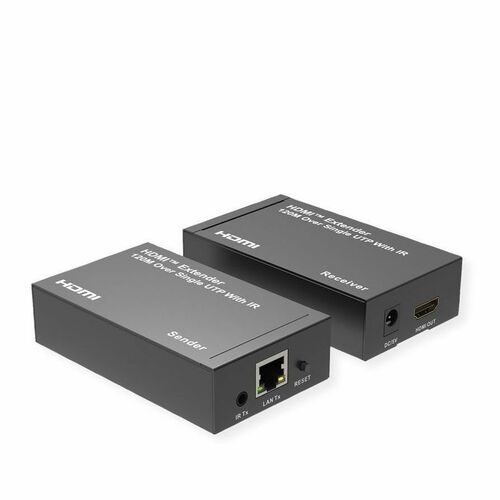 ROLINE HDMI Verlängerung, über IP, 1080P, 120m, mit IR