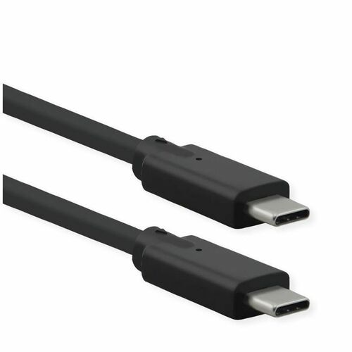 ROLINE USB 3.2 Gen 2x2 Kabel, Emark, C-C, ST/ST, 20Gbit/s, 100W, schwarz, 1,5 m