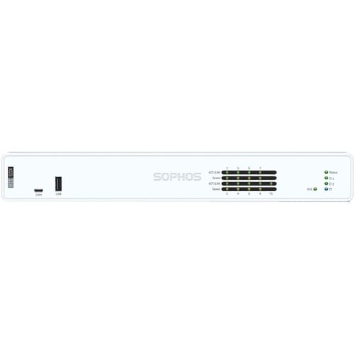 Sophos XGS 116 Aplicação de Firewall/segurança de rede - 1 Ano - 8 Porta - 10/100/1000Base-T - Gigabit Ethernet, 1000Base-