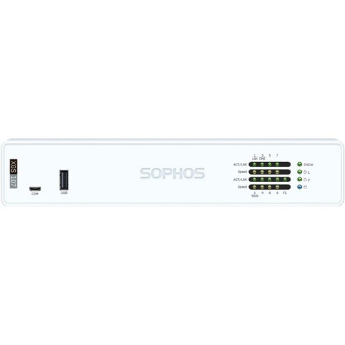 Sophos XGS 107 Aplicação de Firewall/segurança de rede - 1 Ano - 8 Porta - 10/100/1000Base-T - Gigabit Ethernet, 1000Base-