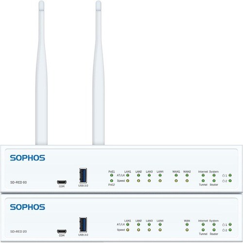 Sophos SD-RED 20 - 4,3 cm Altura x 22,6 cm Largura x 15 cm Profundidade - Branco - 1