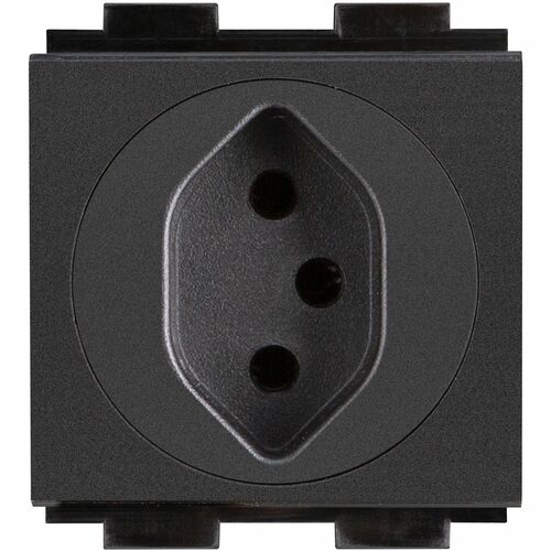 Crestron FT2A-PWR-SW-1-BASIC Tomada de energia - 1 x Power Receptacles - 230 V AC / 10 A Montagem embutida, Tabletop - Pre