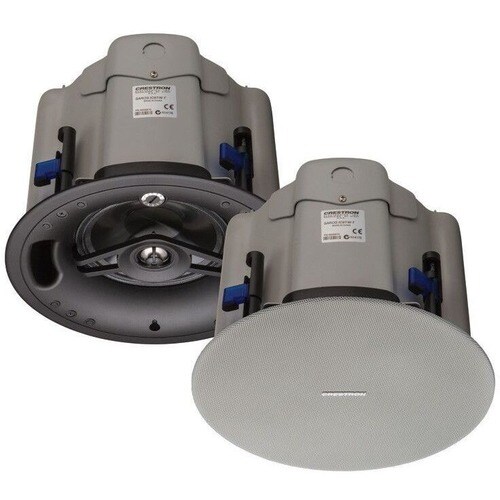 Crestron Saros IC6T-W-T-EACH 2 vias Montagem embutida Coluna - 125 W RMS - Compatível com TAA - 165,10 mm Polipropileno Wo