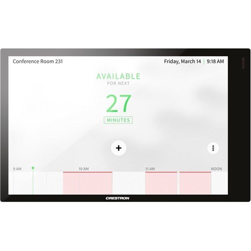 7IN ROOM SCHEDULING TOUCH SCREEN BLACK SMOOTH