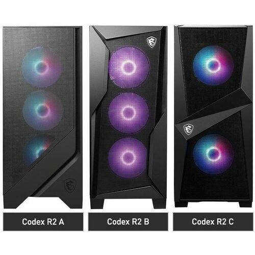 MSI Codex R2 Gaming PC Intel Core i7-14700F Nvidia RTX 5060 Ti 16G 32GB 2TB SSD W11HA - Mid-Tower Chassis - Intel B760 Chi