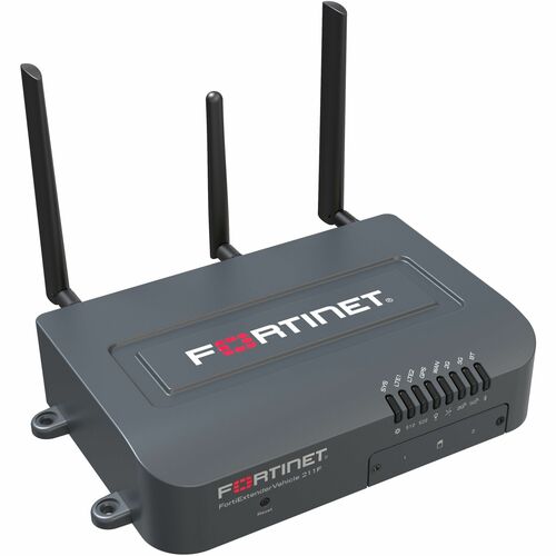 Fortinet FortiExtender FEV-211F Wi-Fi 5 IEEE 802.11a/b/g/n/ac 2 SIM Ethernet, Cellular Modem/Wireless Router - 4G - HSPA+,