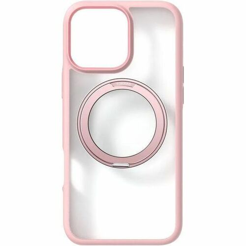 TORRAS Ostand R Fusion Hülle für Apple iPhone 16 Pro Smartphone - Rosa - Fingerabdruckresistent, Staubfest, Rutschfest, St