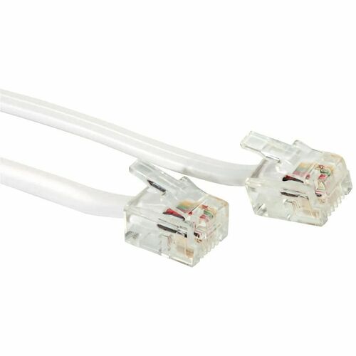 Value 6 m RJ-12 Telefonkabel - Cable for Telefon - Weiß