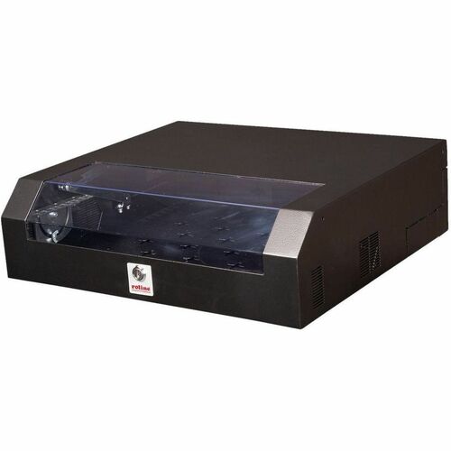 Roline 5U Wandmontierbar Geschlossener Schrank Rackschrank für Networking, Gehäuse, Switch, Router - Schwarz - Glas, Stahl