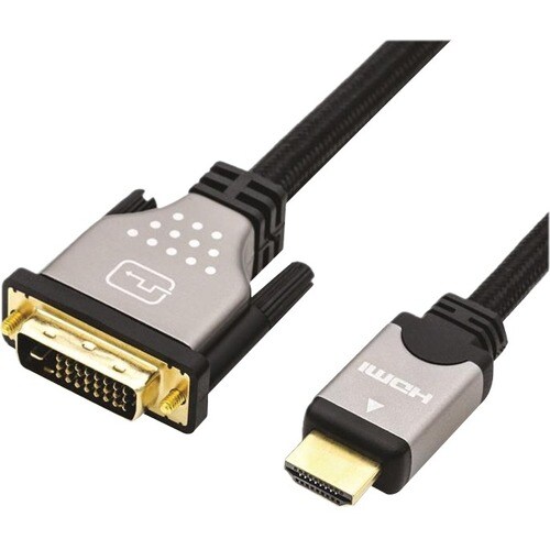 Roline 1 m DVI-D/HDMI Videokabel - 1 - Cable for Videogerät, TV, Projektor, Ultrabook, Notebook, Monitor, Blu-ray-Player -