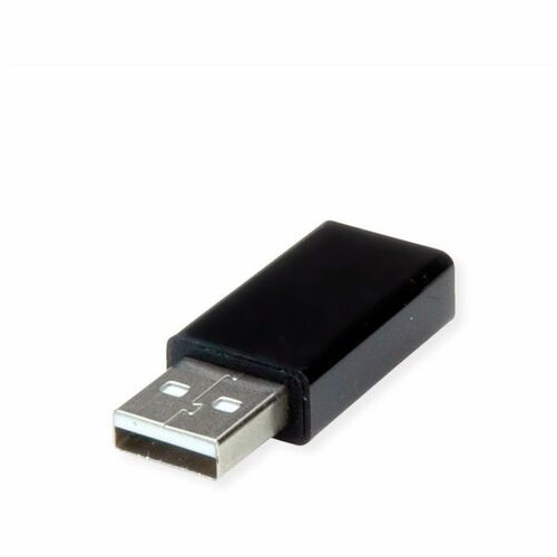 Roline Datentransferadapter - 1 - Anschluss 1: USB A, Stecker - Schwarz