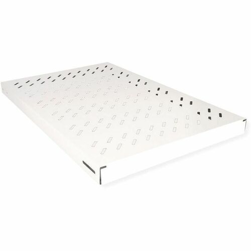 Roline 1U Rackmount Rack-Regal für Gestell, Speichermedien, Server, Gehäuse - Hellgrau - Blech, Stahl - 50 kg Maximale Gew