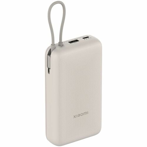 Xiaomi PB2030MI Power Bank - Tan - For Smartphone, Tablet, iPhone - Lithium Ion (Li-Ion) - 20000 mAh - 3 A, 2.50 A, 1.50 A