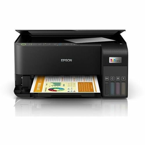 Epson L3550 Wired & Wireless EcoTank Inkjet Multifunction Printer - Colour - Copier/Printer/Scanner - 33 ppm Mono/20 ppm C