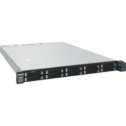 Fujitsu PRIMERGY RX1330 M6 1U Rack Server - 1 x Intel Xeon 6369P 3.30 GHz - 64 GB RAM - Serial ATA, 24Gb/s SAS Controller 