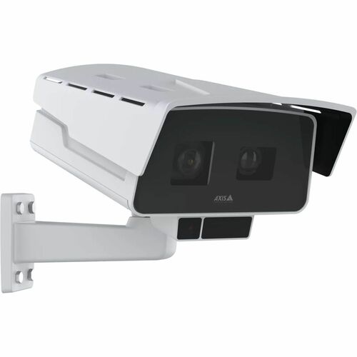AXIS P1518-LE 8 Megapixel / 2 Megapixel Outdoor 4K Network Camera - Colour - Box - White - TAA Compliant - Infrared Night 