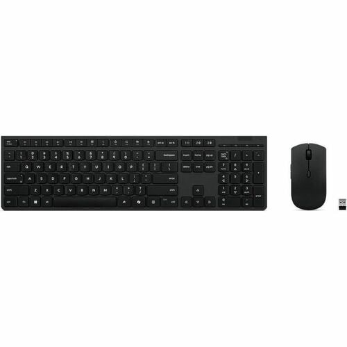 Lenovo Professional Keyboard & Mouse - Nordic - USB Type A Scissors Wireless Bluetooth/RF 2.40 GHz Keyboard - Keyboard/Key