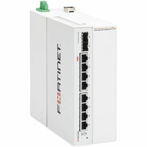 RACKMOUNT.IT FortiDIN Din Rail Mount for Switch - Signal White - Rugged