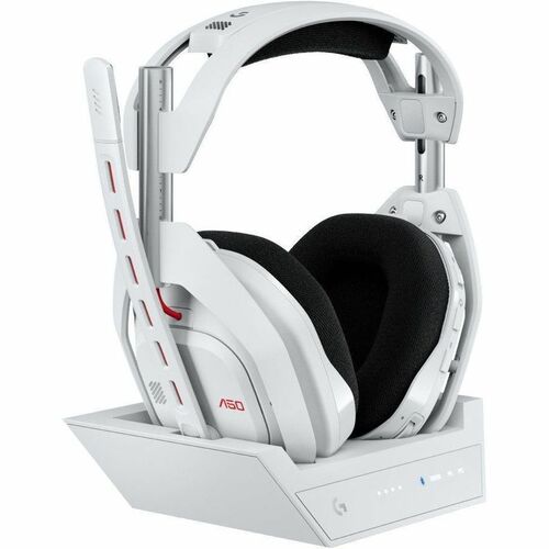 Logitech G Astro A50 (Gen 5) Sem fios Na orelha, Headset Estéreo Auscultadores para gaming - Branco - Binaural - Circum-au