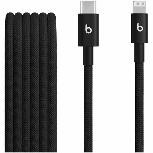 Beats by Dr. Dre 1.50 m (59.06") Lightning/USB-C Data Transfer Cable - Black