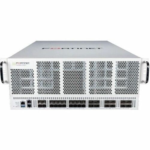 FortiGate-4400F-LENC 12x 100GE/40GE QSFP28 slots and 18x 25GE/10GE SFP28 slots 2 x GE RJ45 Management Ports SPU NP7 and CP