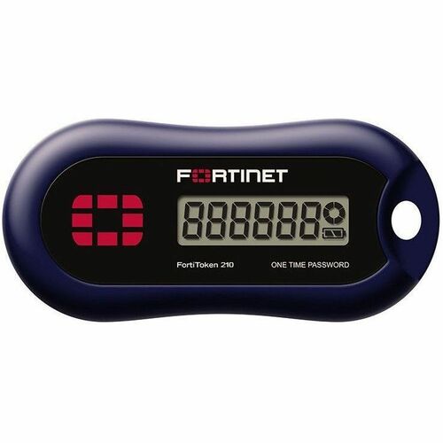 FortiToken-210 Five hundred pieces one-time password token time based password generator. Perpetual license Compatible wit