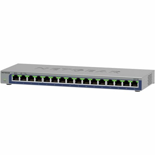 Netgear 16-Port Gigabit Ethernet Unmanaged Switches - 16 Ports - Gigabit Ethernet - 10/100/1000Base-T - 2 Layer Supported 