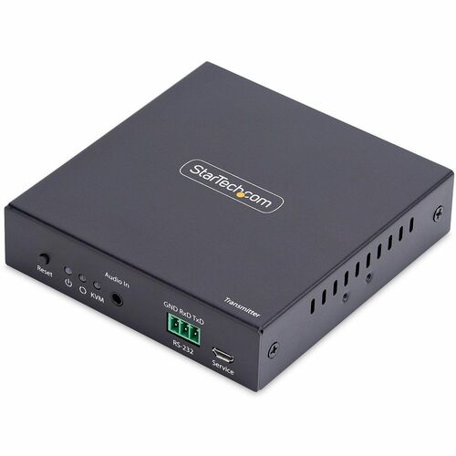 StarTech.com KVM Extender Transmitter - Wired - 4K - 3840 x 2160 Maximum Video Resolution - 1 x Network (RJ-45) - 2 x USB 