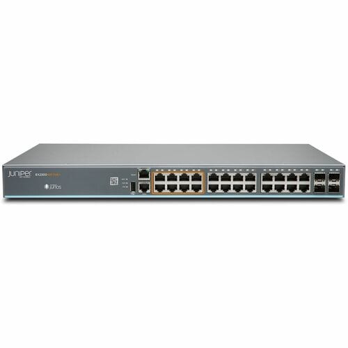 Juniper EX2300 EX2300-24MP 24 Ports Manageable Ethernet Switch - Gigabit Ethernet, 2.5 Gigabit Ethernet, 10 Gigabit Ethern
