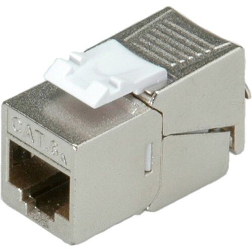 Roline Network Connector - 1 - 1 x 8-pin RJ-45 Network Female - Silver