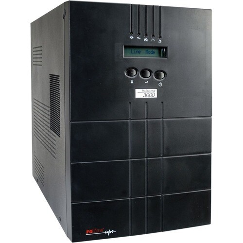Roline ProSecure Double Conversion Online UPS - 3 kVA/2.70 kW - Tower - 5 Minute Stand-by - 230 V AC Input - 230 V AC Outp