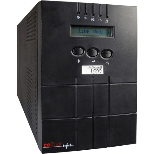 Roline ProSecure Double Conversion Online UPS - 1.50 kVA/1.35 kW - Tower - 5 Minute Stand-by - 230 V AC Input - 230 V AC O