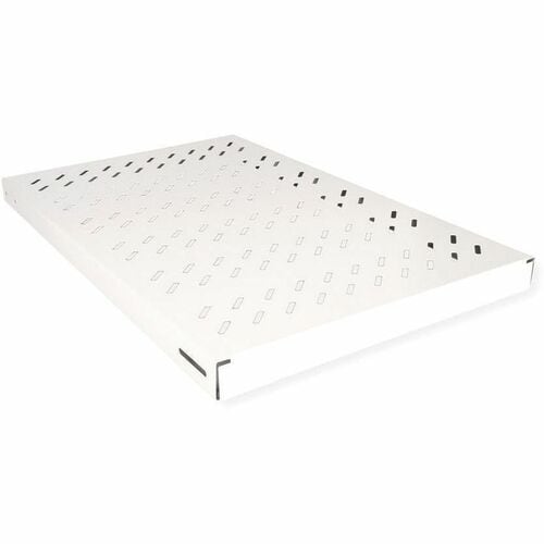 Roline 1U Rack-mountable Rack Shelf for Rack, Storage, Server, Enclosure - Light Grey - Sheet Metal, Steel - 50 kg Maximum