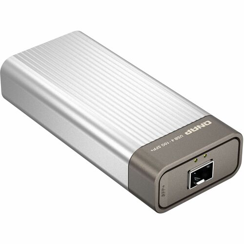 QNAP QNA-UC10G1SF 10-Gigabit-Ethernet-Adapter für Computer - 10GBase-X - SFP+ - Tragbar - USB-Typ C - 10 Gbit/s Datenübert