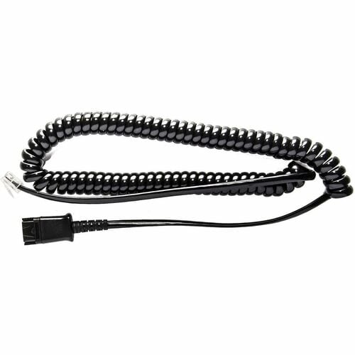 V7 BL-02+P 2 m Quick Disconnect/RJ-9 Audio Cable - Cable for Phone, Headset, Amplifier, Audio Device - First End: 1 x Quic