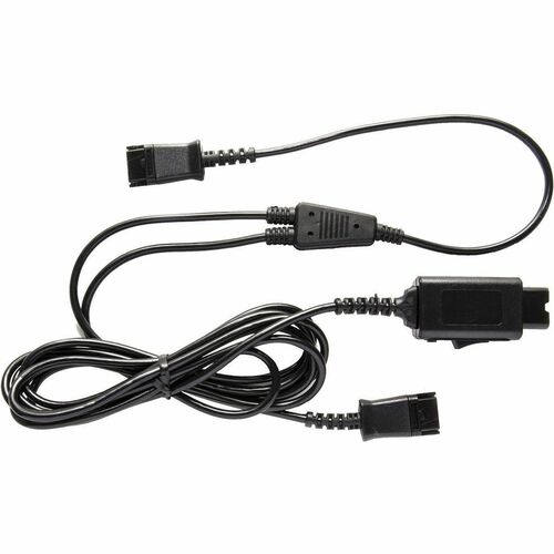 V7 BL-11+P 2 m Quick Disconnect Audio Cable - Cable for Headset, Audio Device, Amplifier, Switch - First End: 2 x Quick Di