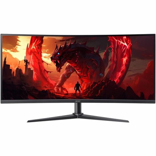 Acer Nitro XZ340CUR X0 34" Class UWQHD Gaming LCD Monitor - 21:9 - Black - 34" Viewable - 3440 x 1440 - FreeSync Premium -