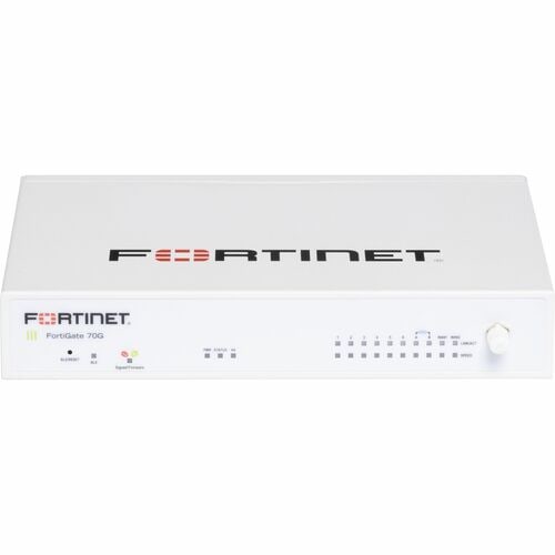 Dispositif de Securité de Réseau/Firewall Fortinet FortiGate FG-70G - 3 an(s) - Prévention contre les Intrusions - 10 Port