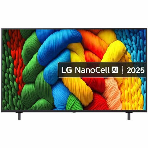 LG NANO80 55NANO80A6B 55" (139.70 cm) Smart LED-LCD TV 2025 - 4K UHDTV - High Dynamic Range (HDR) - HDR10, HLG - Direct LE