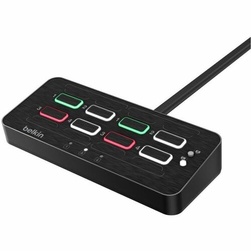 Belkin DuoClave Secure KVM Remote Control 4-Port - For Secure KVM
