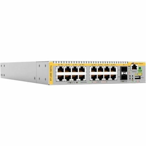 Allied Telesis x250 x250-18XTM 16 Ports Manageable Ethernet Switch - 10 Gigabit Ethernet - 10GBase-T, 10GBase-X - 3 Layer 