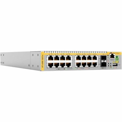 Allied Telesis x250 x250-18XTM 16 Portas Gerenciável Comutador Ethernet - Ethernet de 10 Gigabit - 10GBase-T, 10GBase-X - 