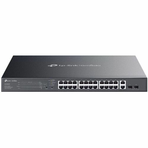 TP Link Omada ES228GMP - Omada 28-Port Gigabit Easy Managed Switch with 24-Port - Omada 28-Port Gigabit Easy Managed Switc