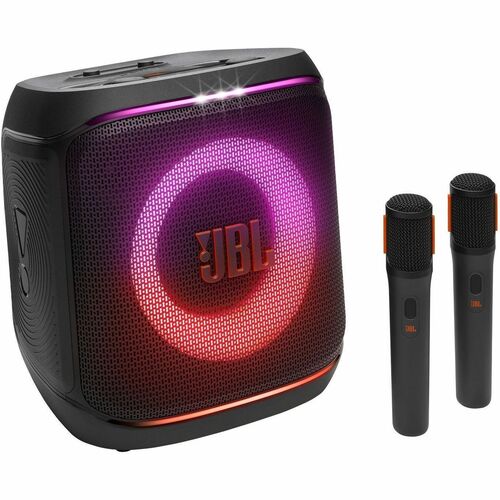JBL Partybox Encore Portable Bluetooth Speaker System - 100 W RMS - Black - 40 Hz to 20 kHz - Battery Rechargeable - USB - 1