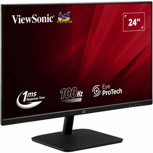 ViewSonic VA2432-H-2 24" Class Full HD LED Monitor - 16:9 - 60.5 cm (23.8") Viewable - SuperClear IPS - LED Backlight - 19
