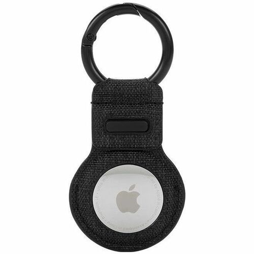 Incase Woolenex AirTag Asset Tracking Tag Holder - 91.4 mm x 40.6 mm x 5.1 mm x - Metal, Polyester - Graphite - Key Ring, 