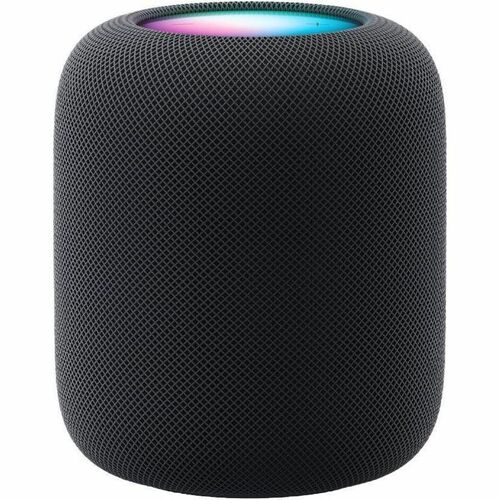 Apple HomePod Bluetooth Smart Speaker - Siri, Apple HomeKit Supported - Midnight - Dolby Atmos - Wireless LAN - 1